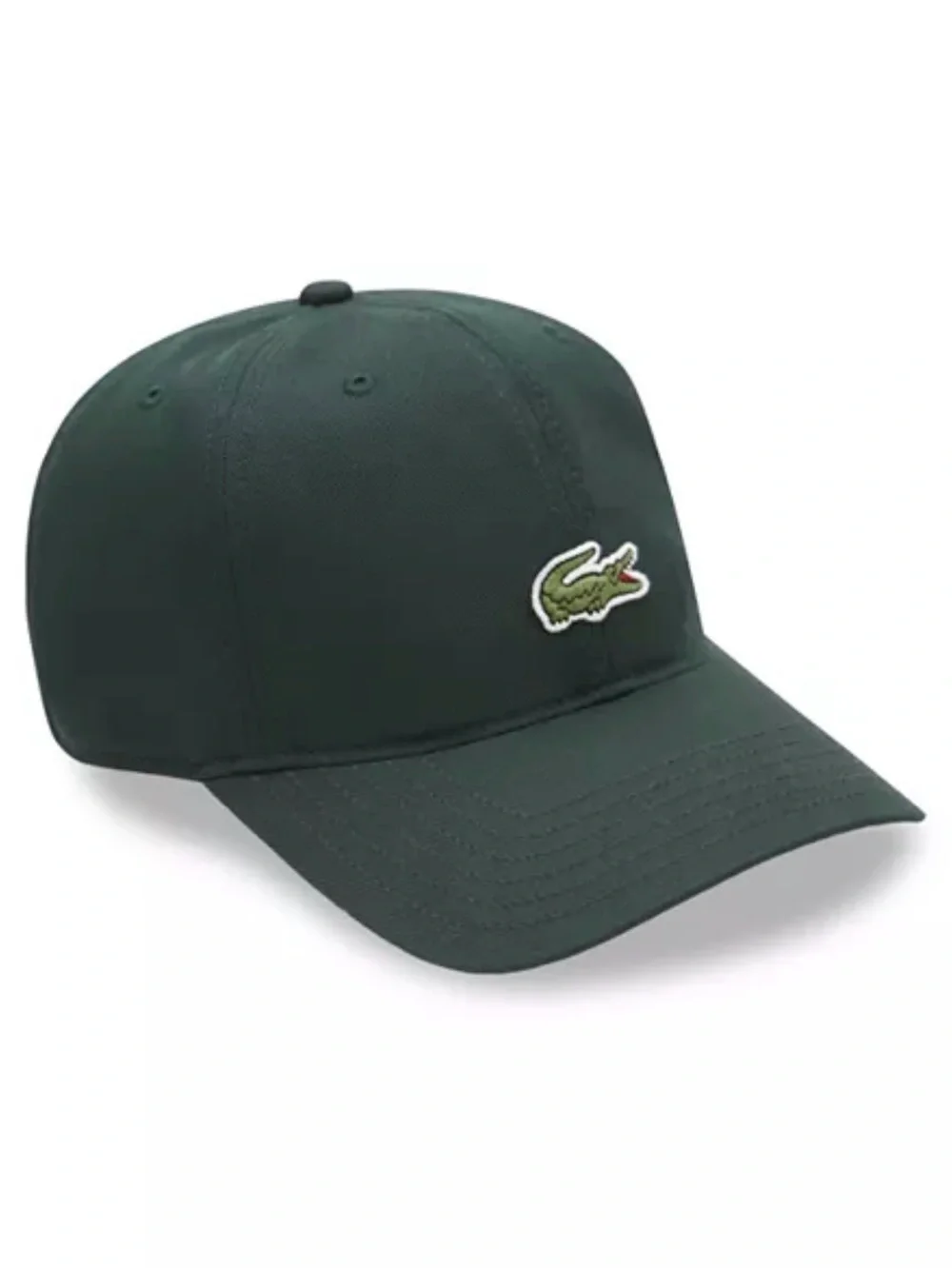 Lacoste Dark Green Crocodile Patch Kids Baseball Hat 50% OFF SEND OFFER